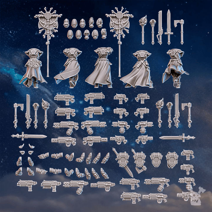 Silvermoon War Sisters Dakkadakka Bits Set 1 Proxy