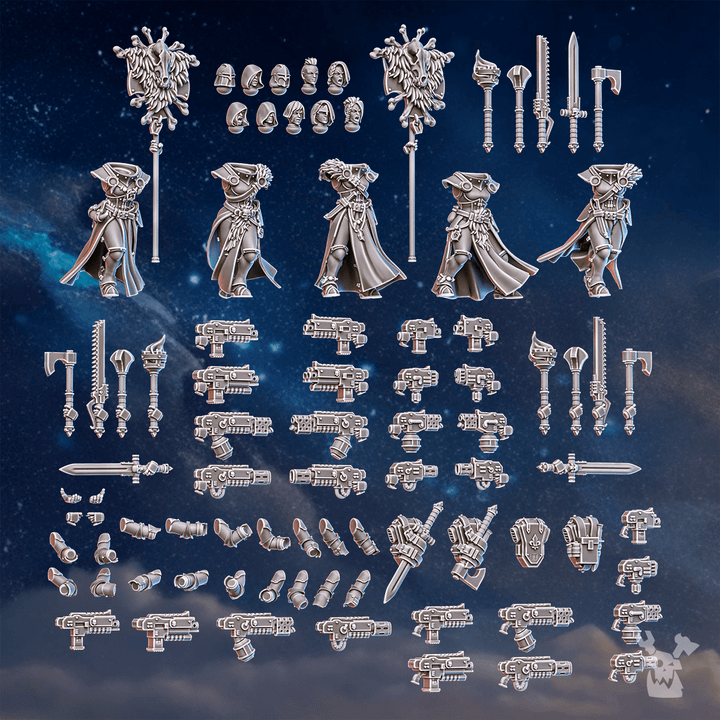 Silvermoon War Sisters Dakkadakka Bits Set 1 Proxy