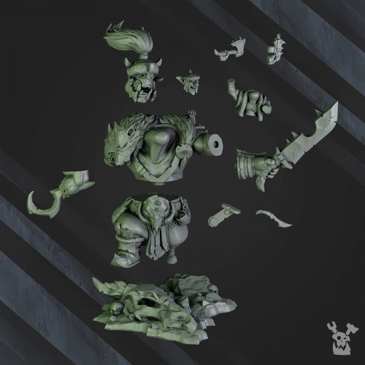 Greenskin Dakkadakka Captain Green Proxy