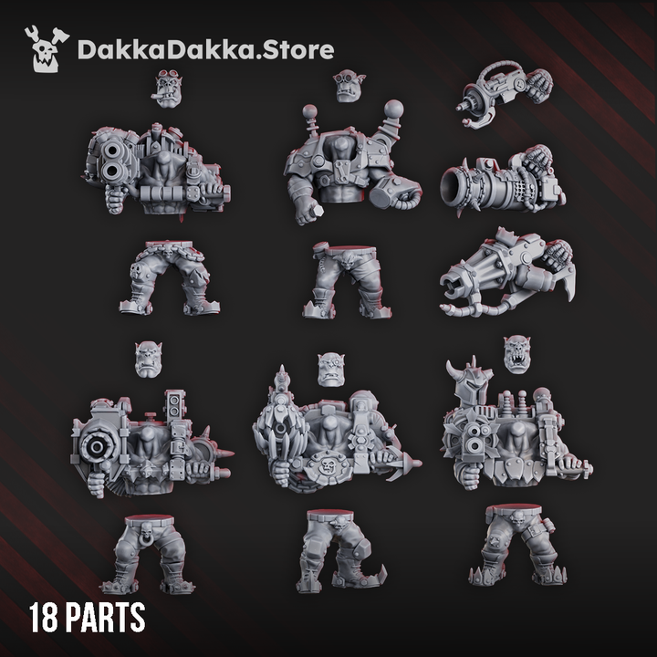 Greenskins Dakkadakka Heavy Troop Proxy