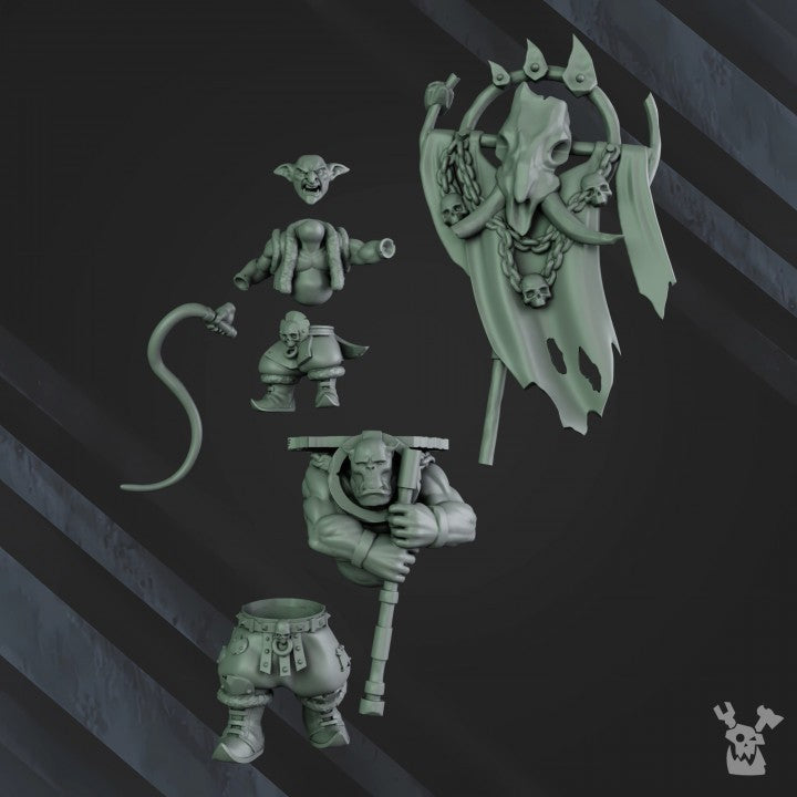 Greenskins Dakkadakka Banner Bearer Proxy