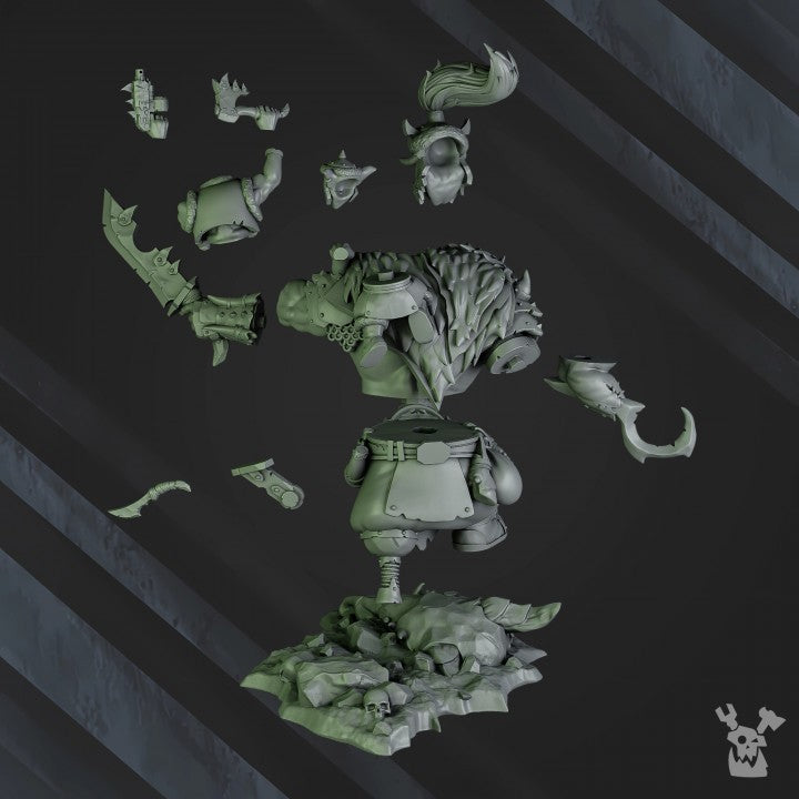 Greenskin Dakkadakka Captain Green Proxy