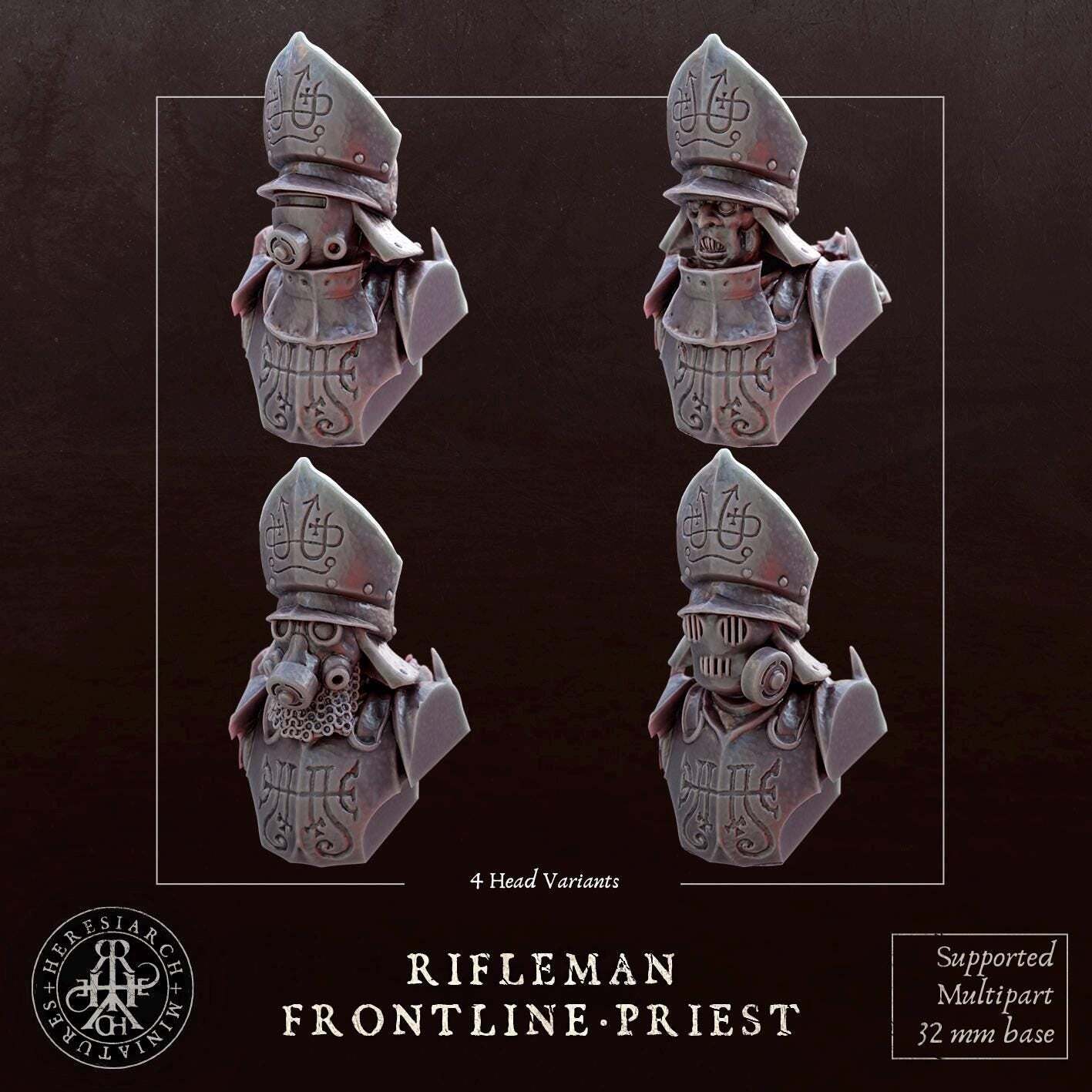 Trench Crusade Kompatibel - Heretic Troopers(Proxy-Heretic Legion (5pcs)