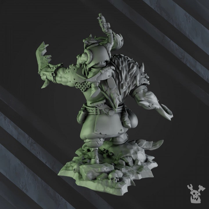 Greenskin Dakkadakka Captain Green Proxy