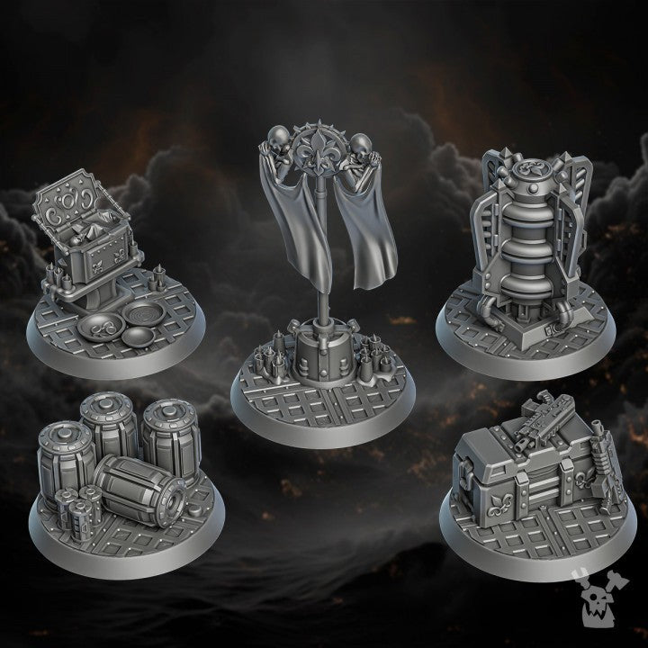 Silvermoon War Sisters Dakkadakka Base Marker Proxy