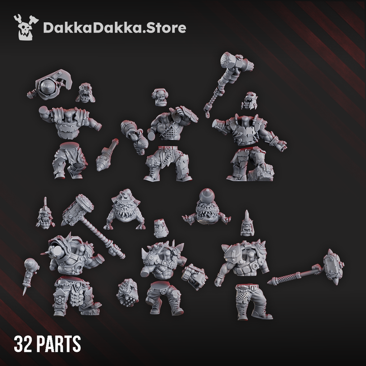 Greenskin Dakkadakka Heavy Troop Proxy