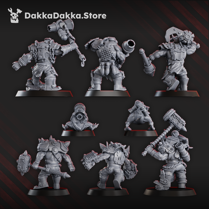 Greenskin Dakkadakka Heavy Troop Proxy