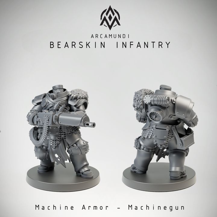 Trench Crusade compatible - Bearskin Infantery MG - New Antioch