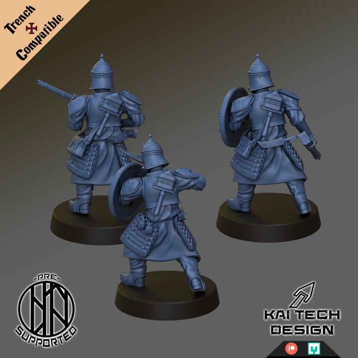 Trench Crusade - Sappers(Proxy) - Iron Sultanate(3pcs)