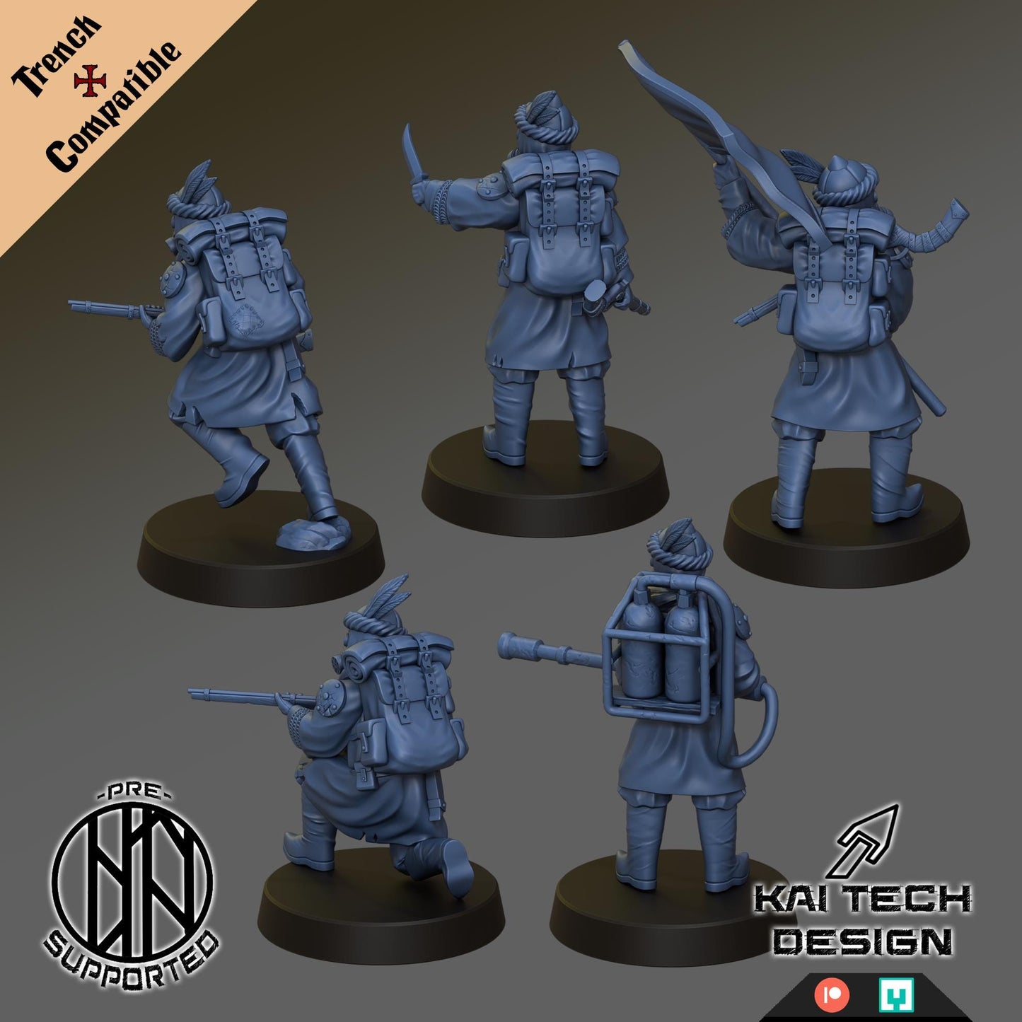 Trench Crusade - Azebs(Proxy) - Iron Sultanate(5pcs)