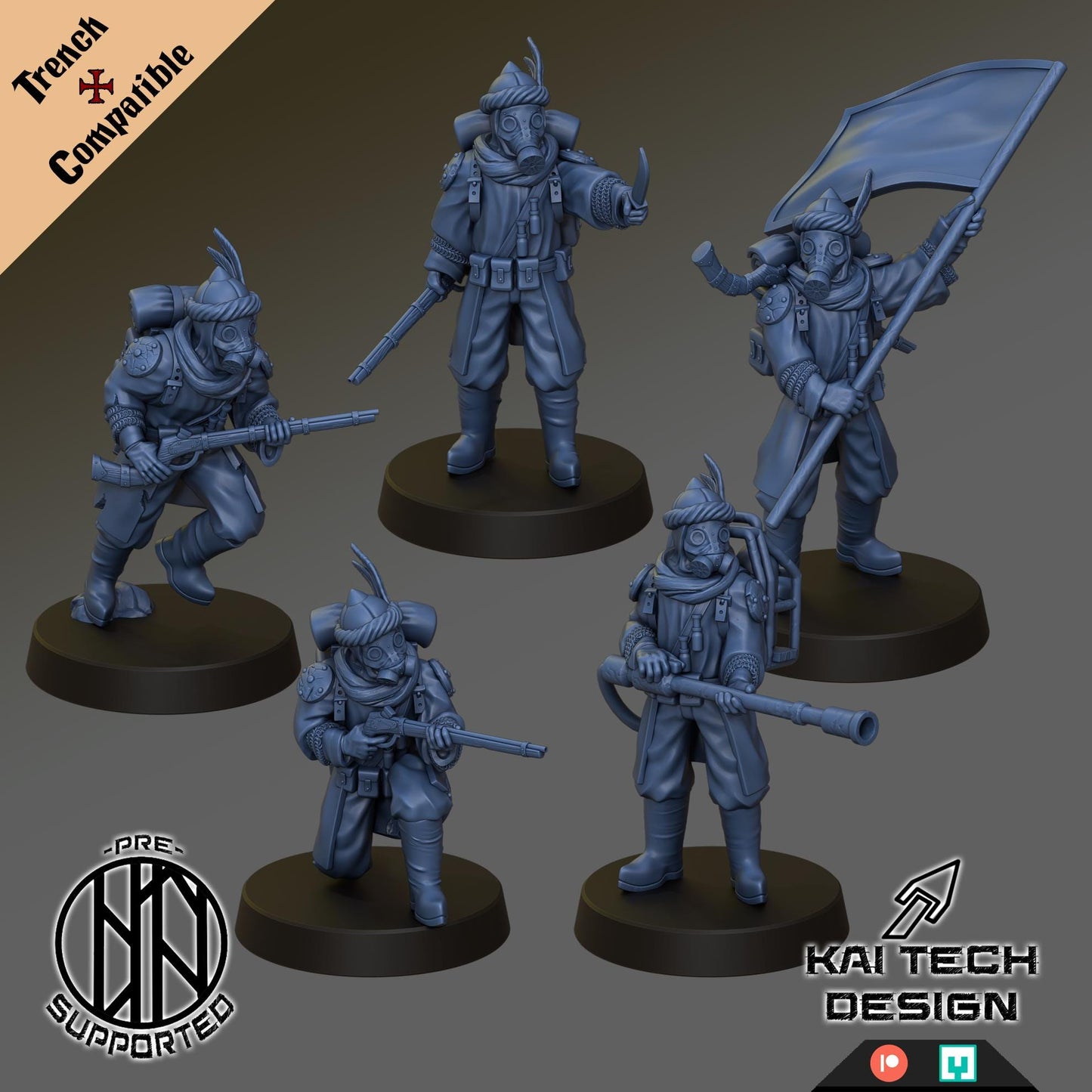 Trench Crusade - Azebs(Proxy) - Iron Sultanate(5pcs)