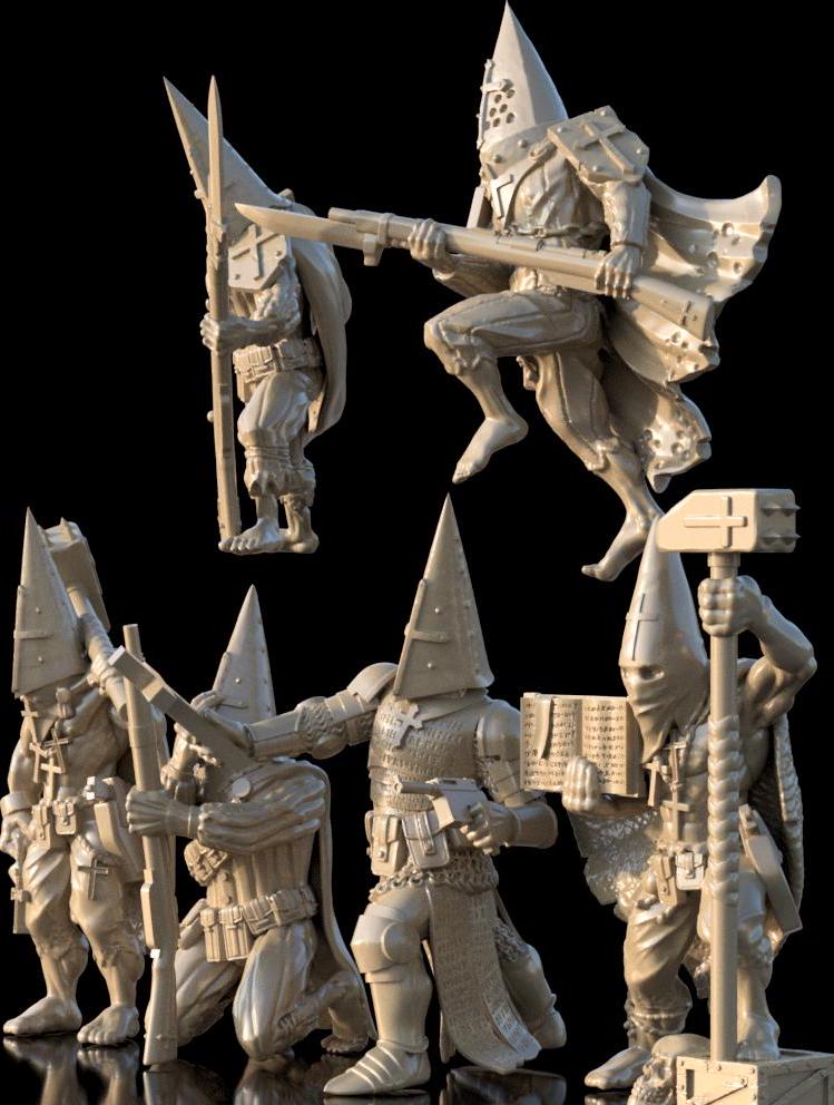 Trench Crusade - Trench Pilgrims(Proxy) - Trench Pilgrims(5pcs)