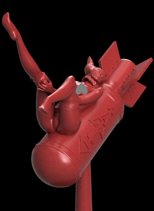 Trench Crusade - Artillery Witch Pinup (Proxy) - Heretic Legion