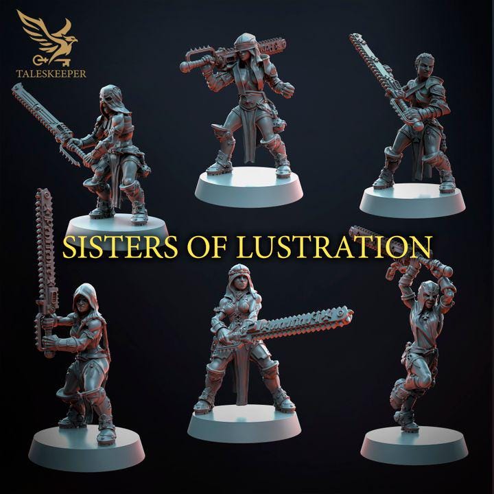 Trench Crusade - Stigmatic nun Tales (Proxy) - Trench Pilgrims (3pcs)