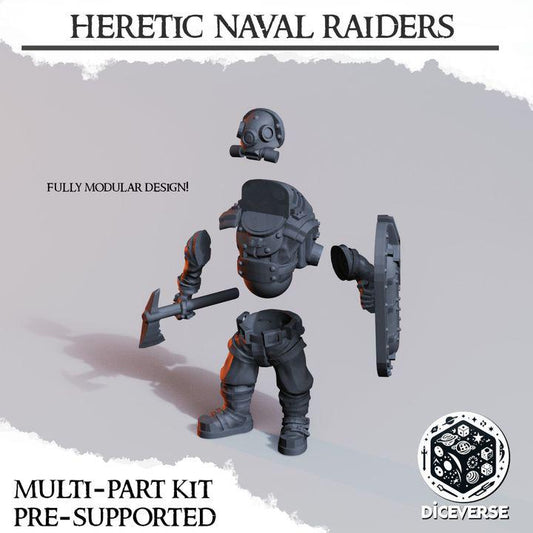 Trench Crusade - Heretic Naval Raiders(Proxy) - Heretic Legion(5pcs)