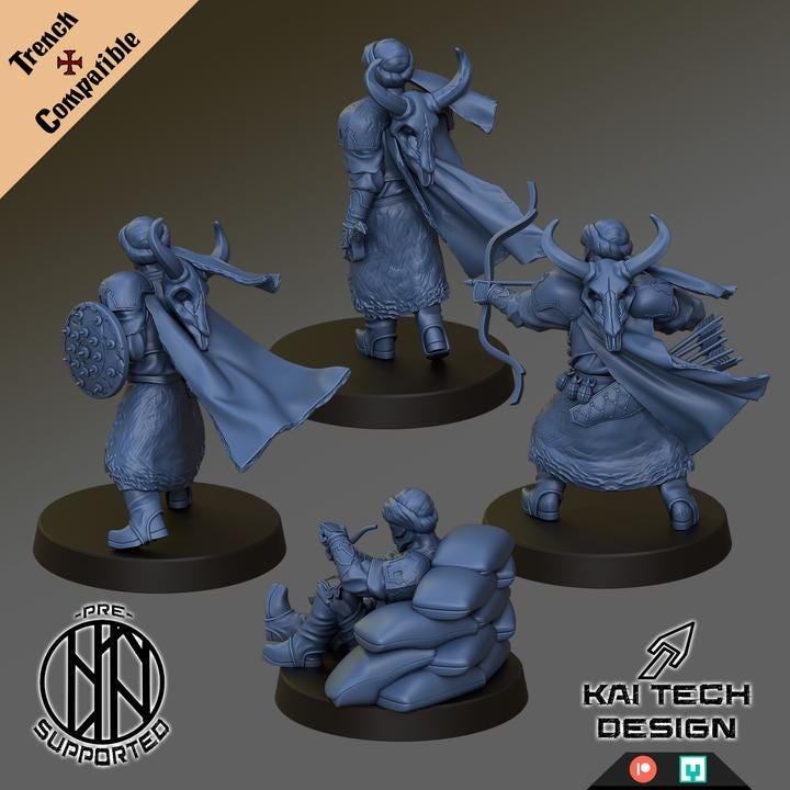 Trench Crusade - Assassin(Proxy) - Iron Sultanate(4pcs)