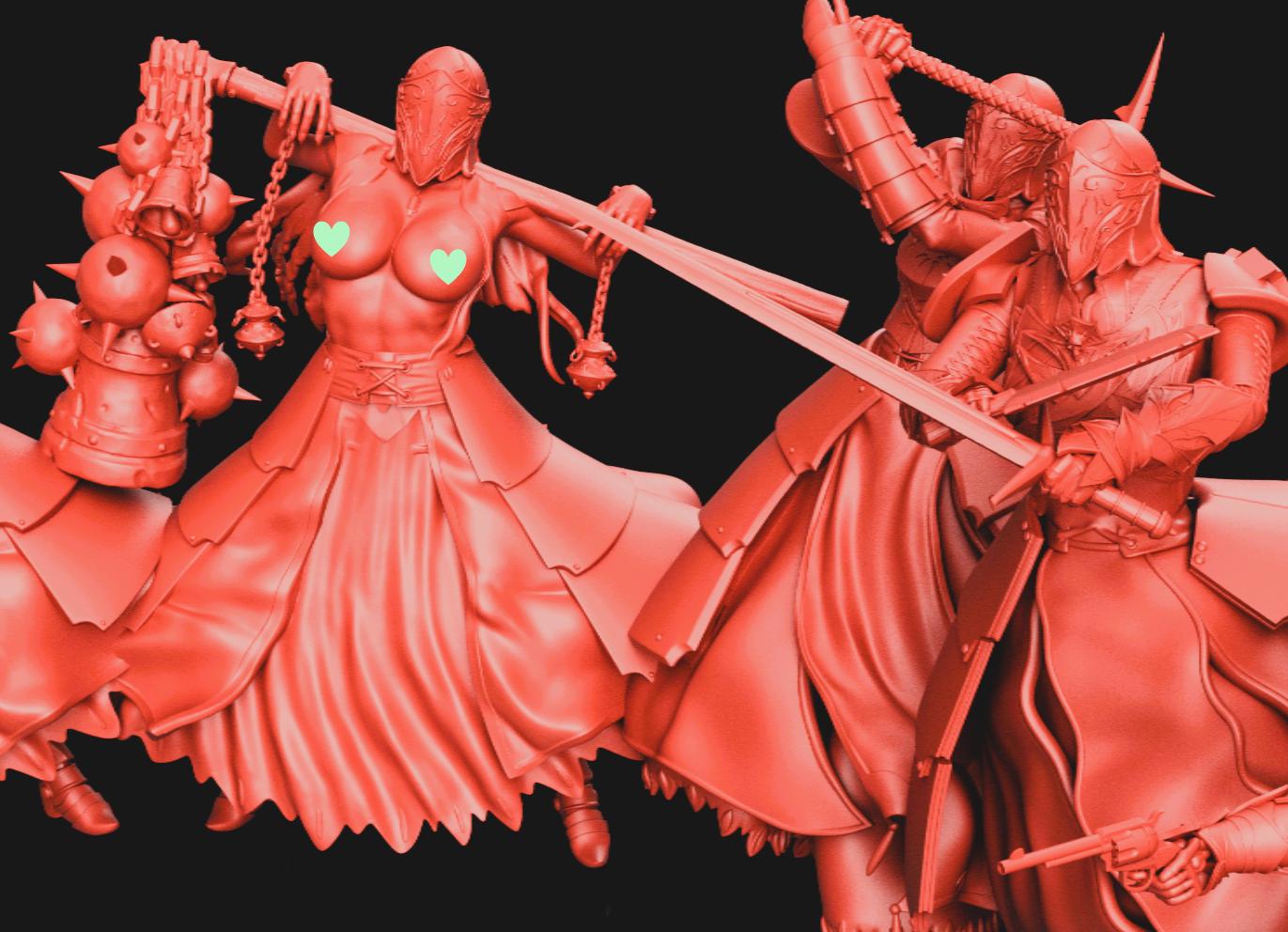 Trench Crusade - Stigmatic Witch Nuns (Proxy) - Trench Pilgrims (6pcs)