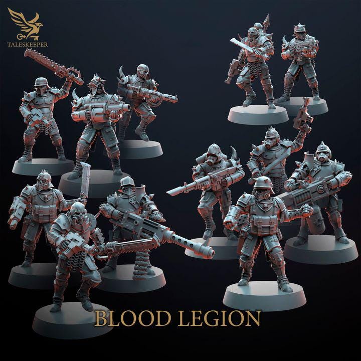 Trench Crusade - Heretic Troopers(Proxy) - Heretic Legion(5pcs)