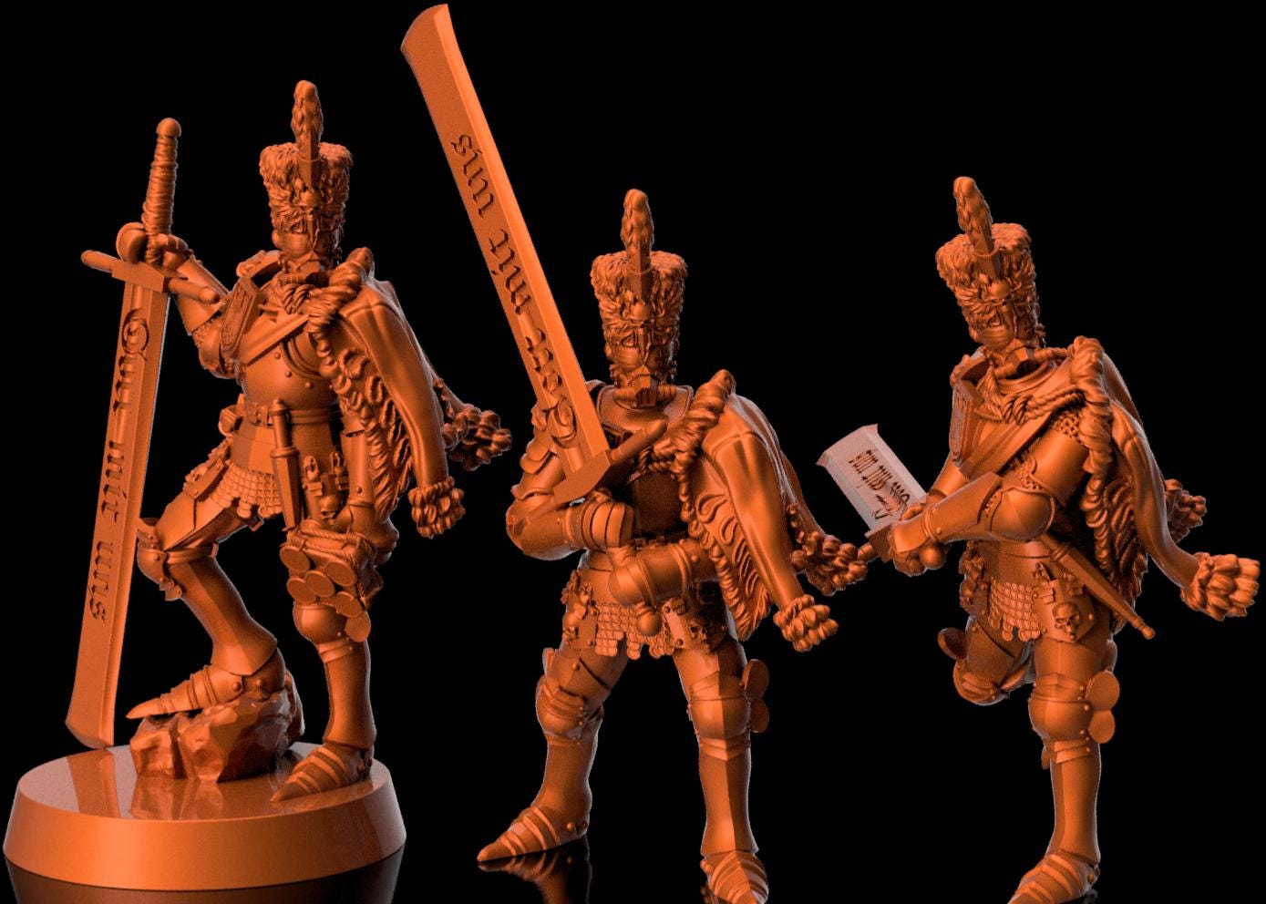 Trench Crusade - Prussian Captain(Proxy) - Trench Pilgrims(3pcs)