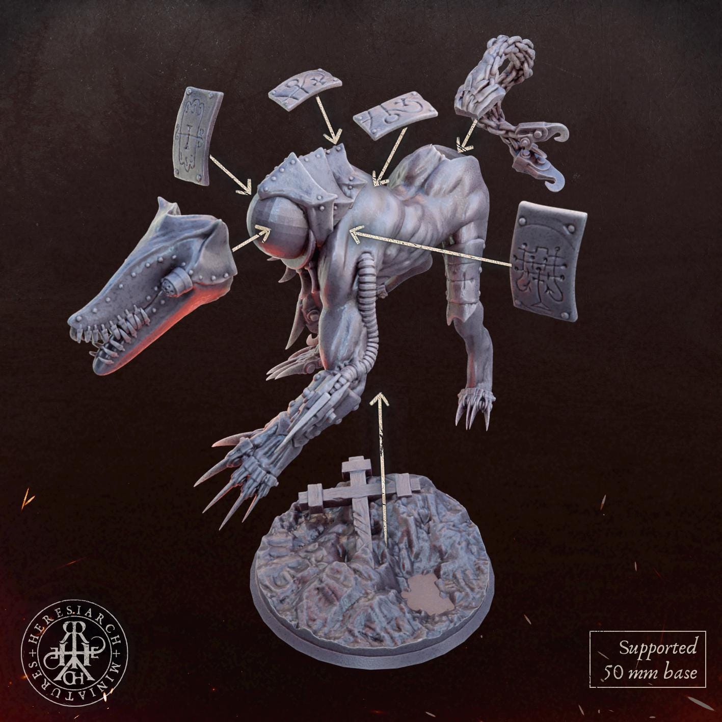 Trench Crusade - War Wolf(Proxy)Heresy - Heretic Legion