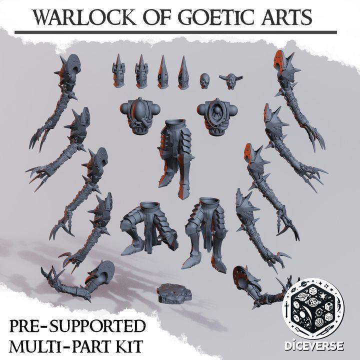 Trench Crusade Kompatibel- Goethic Warlock(Proxy) - Heretic Legion(2pcs)