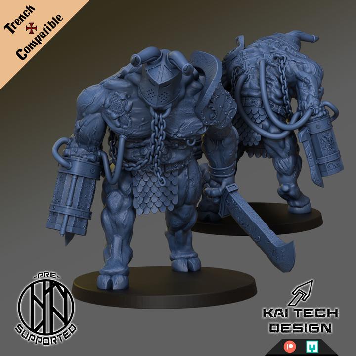 Trench Crusade Kompatibel- Brazen Bull Kai(Proxy) - Iron Sultanate