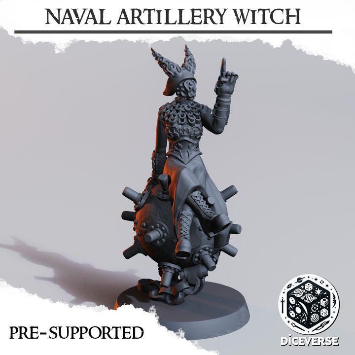 Naval Raider Artillery Witch Diceverse Great Alternativ Model
