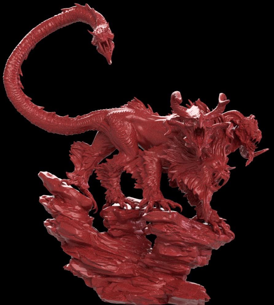 Trench Seven Headed Serpent Proxy Warband