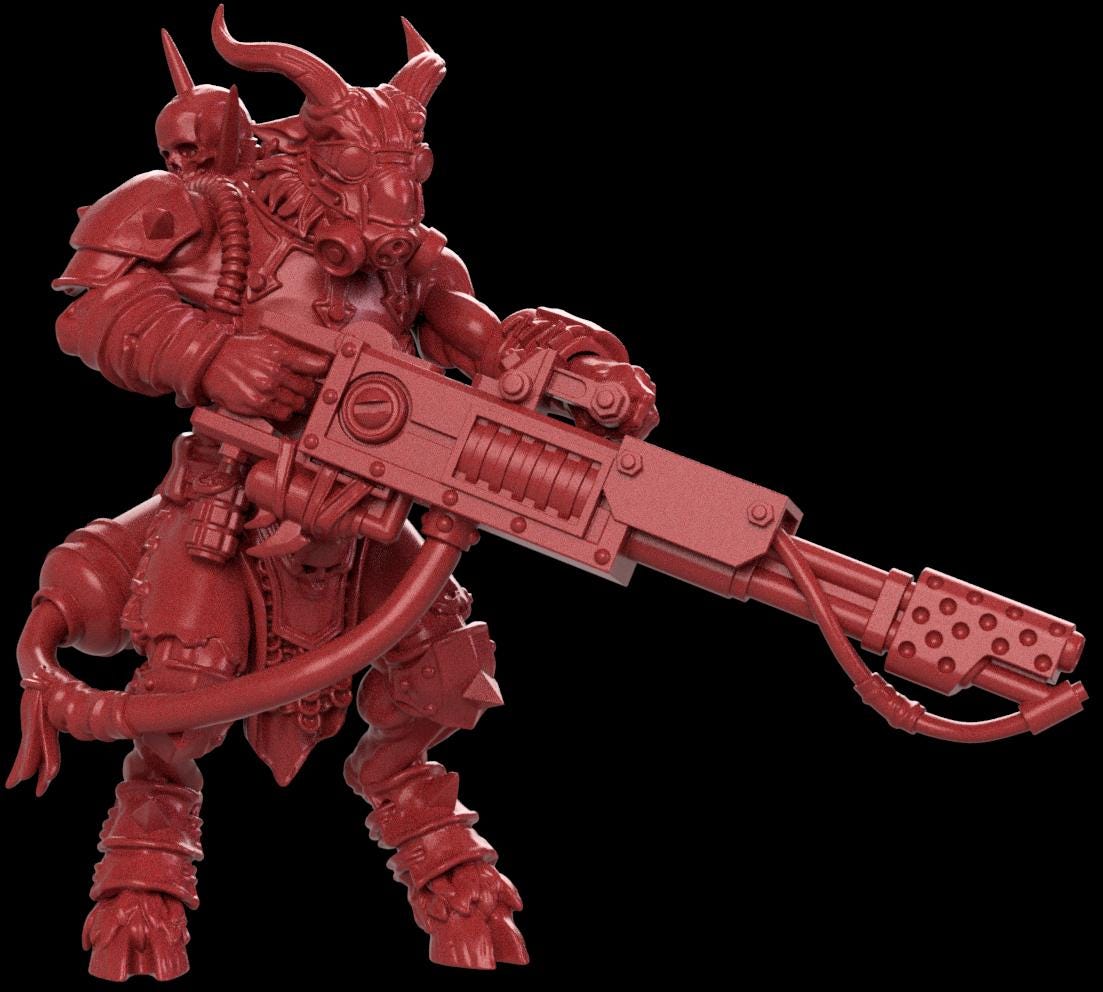 Trench Seven Headed Serpent Proxy Warband