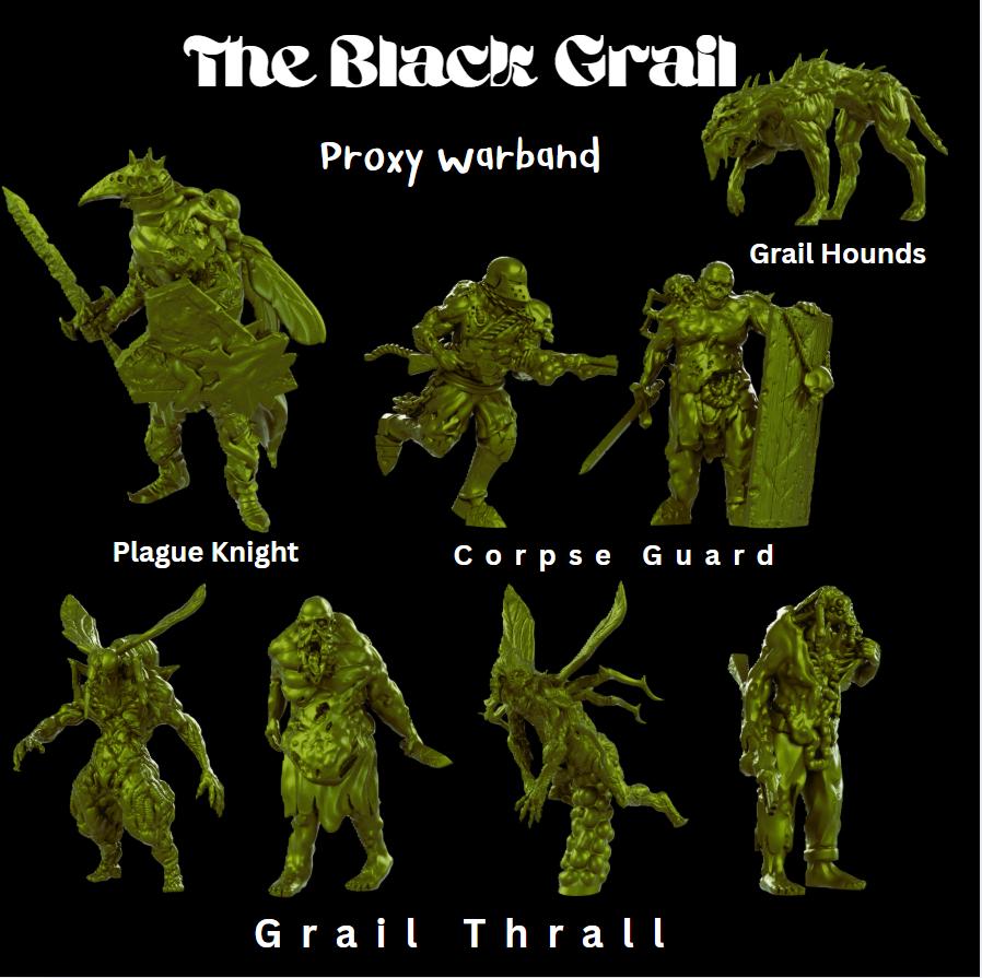 Trench Black Grail Proxy Warband