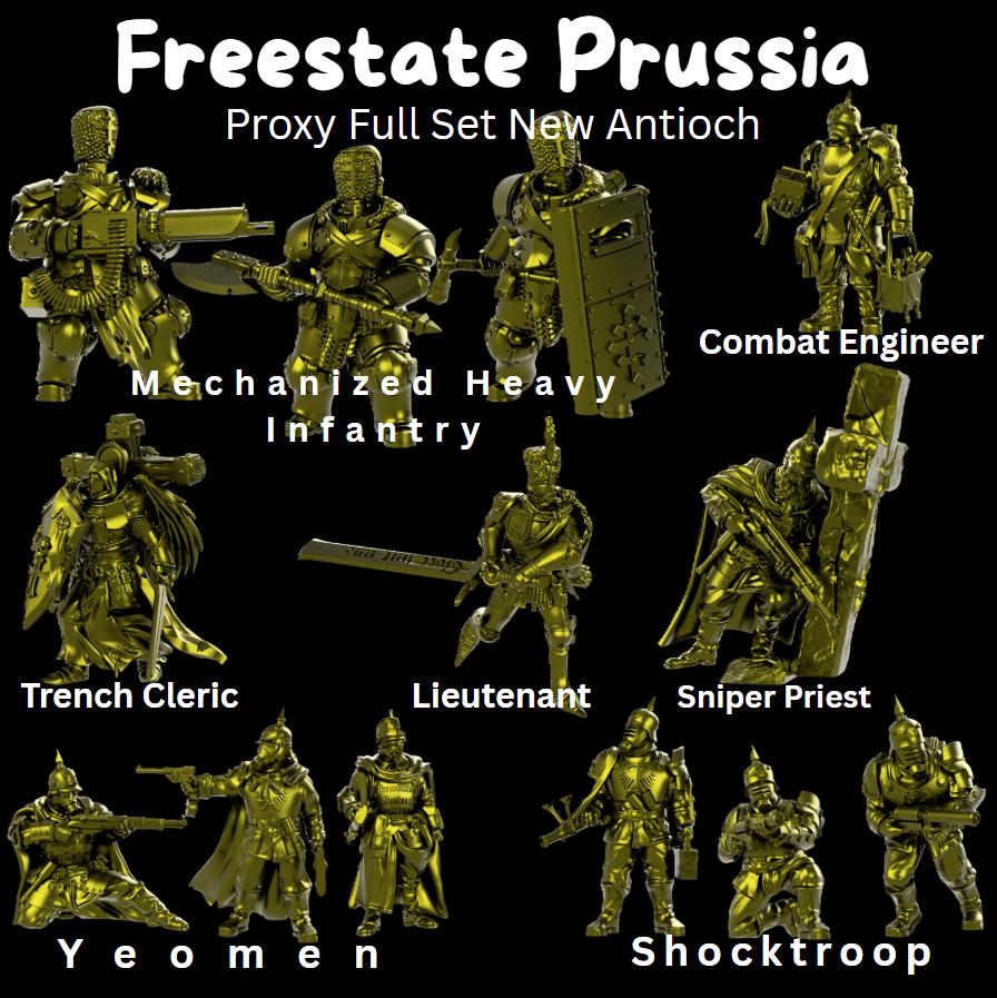 Trench New Antioch Freestate Prussia Proxy Full Set
