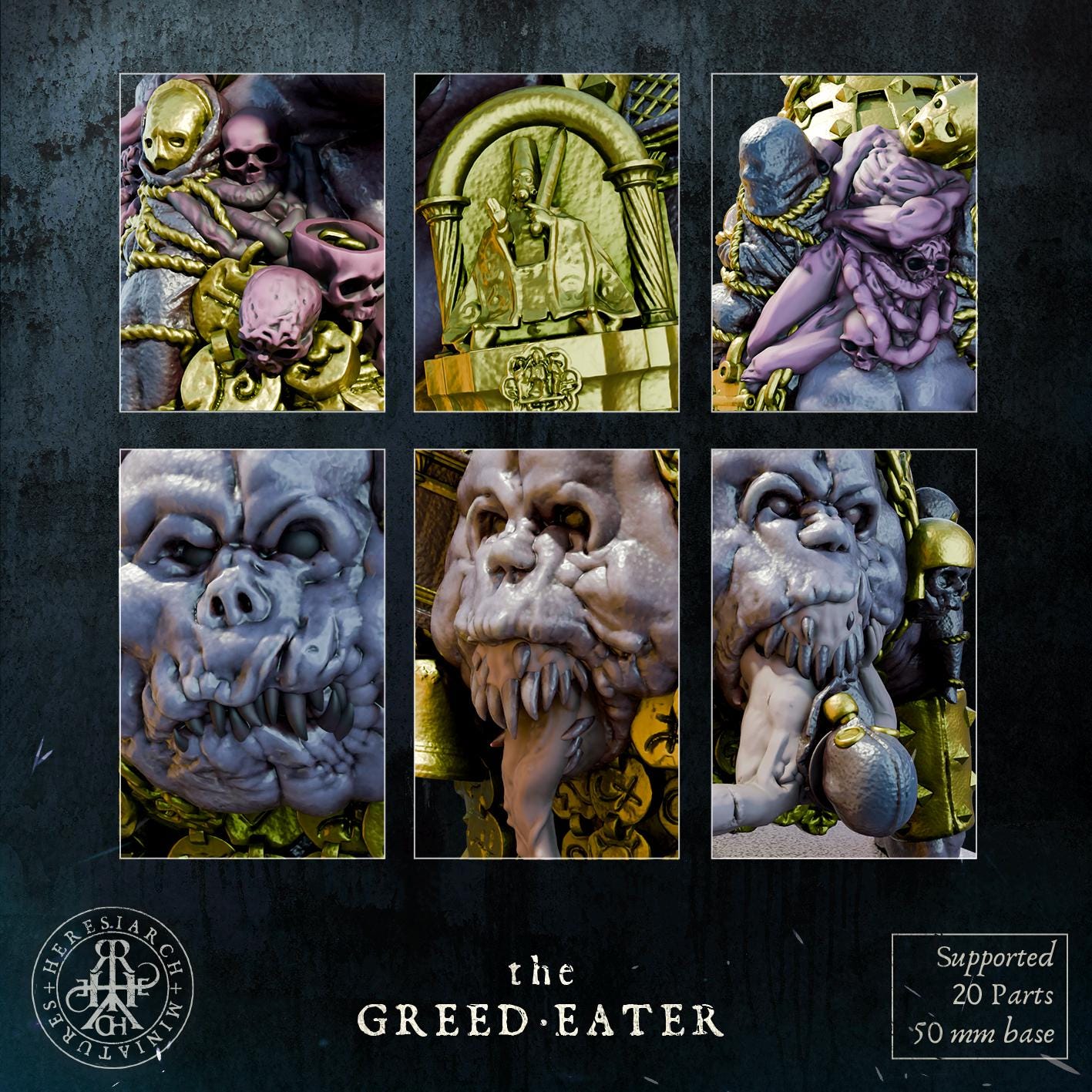 Trench Heretic Sin Eater(Proxy)Heresy - Heretic Legion
