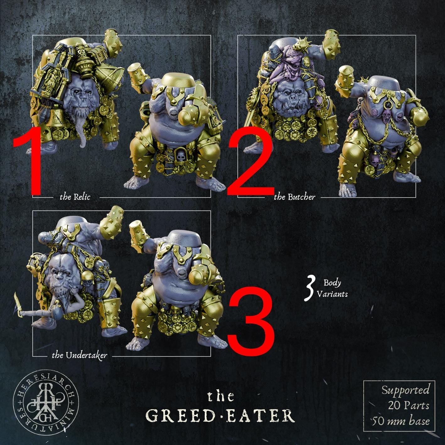 Trench Heretic Sin Eater(Proxy)Heresy - Heretic Legion