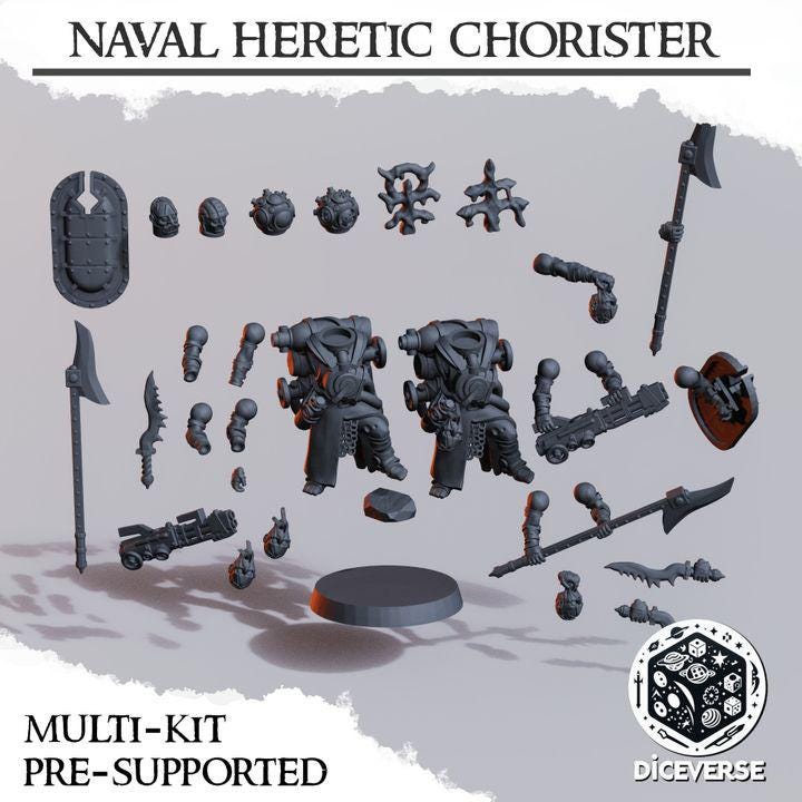 Diceverse Trench Alternative - Heretic Naval Raiders Chorister (Proxy)