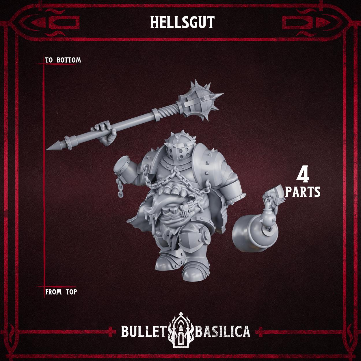Grimdark Trench Proxy Miniature – Eater – Tabletop Figure