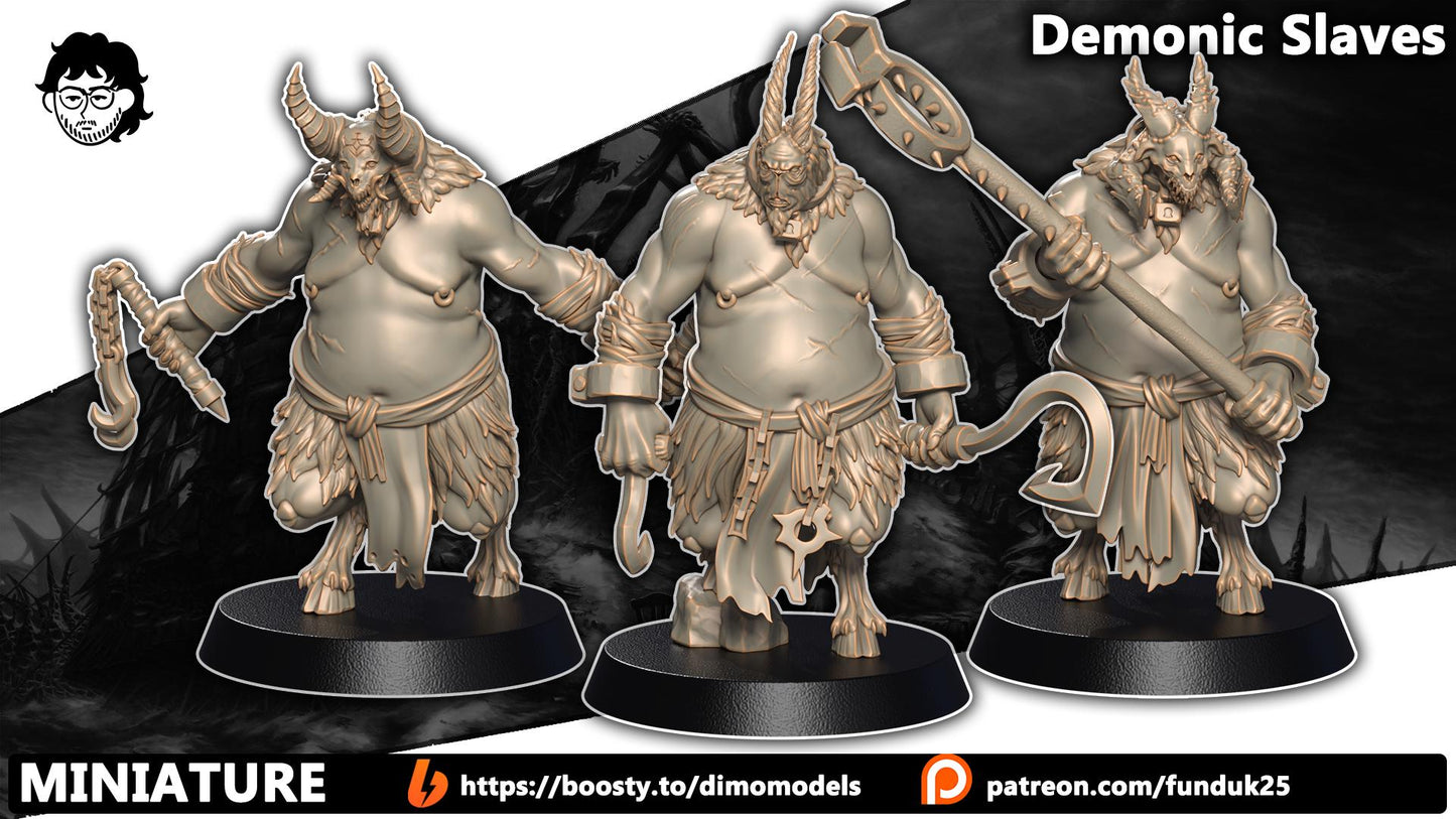 Grimdark Trench Proxy Miniatures – Serpent Cult Monster Set – Tabletop Figures