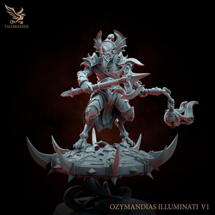 Ozymandias Illuminati - 32mm Resin Miniatures - Grimdark Tabletop Wrgame Army - RPG Mini Set DnD