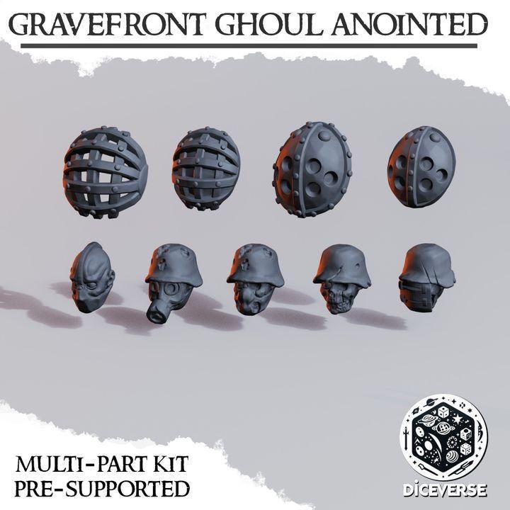 Grimdark Armored Zealots B Proxy Miniatures – 32mm Resin Wargaming Models