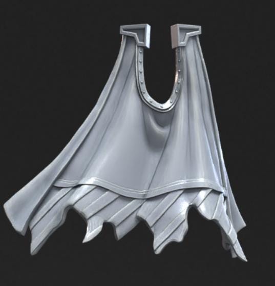 Grimdark Mechanical Cloak Bit Set – 8 Parts Bit Pack Set Proxy Miniatures for Tabletop Wargaming