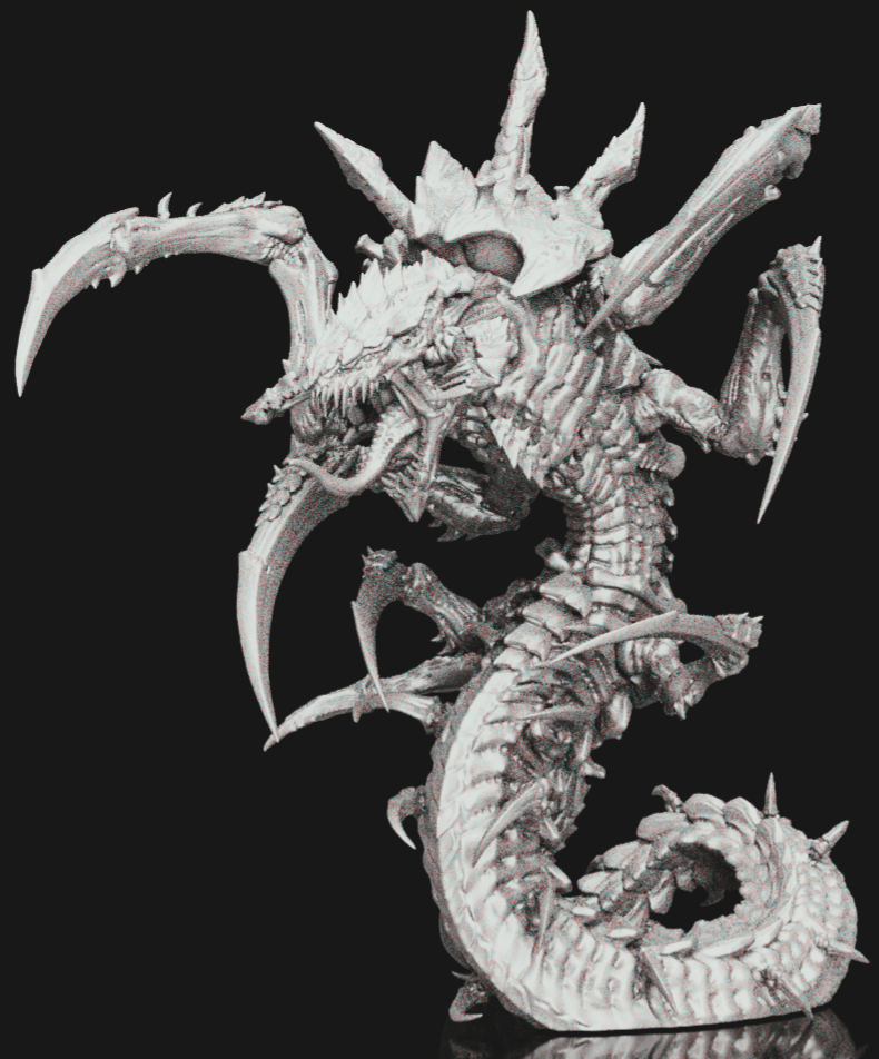 Space Big Snake Melee Fighter Monster