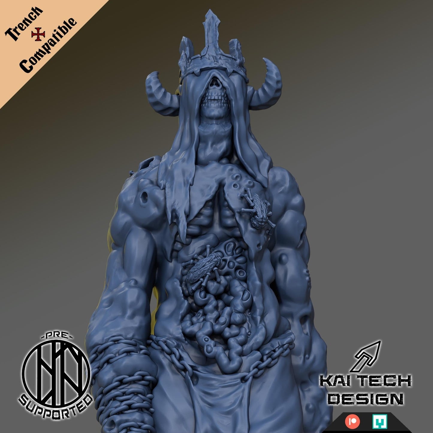 Trench Crusade Kompatibel- Lord of Tumors(Proxy) - Black Grail