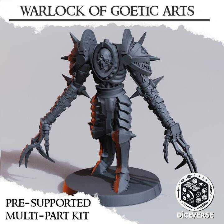 Trench Crusade Kompatibel- Goethic Warlock(Proxy) - Heretic Legion(2pcs)
