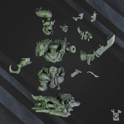 Greenskin Dakkadakka Captain Green Proxy