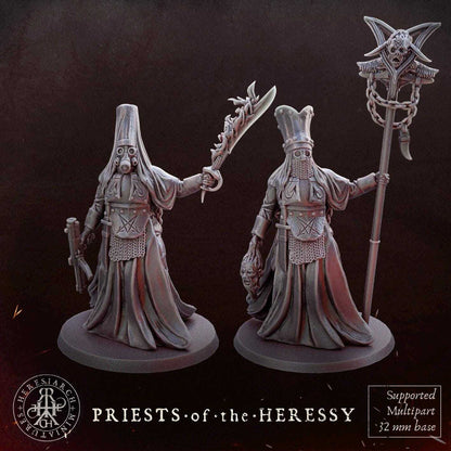 Trench Crusade Kompatibel - Heretic Priest(Proxy)- Heretic Legion(2pcs)