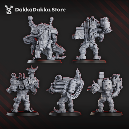 Greenskins Dakkadakka Heavy Troop Proxy