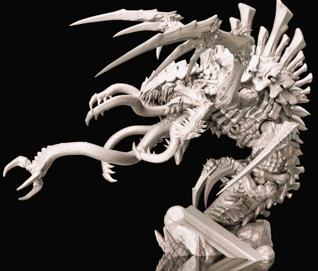 Space Big Snake Melee Fighter Monster