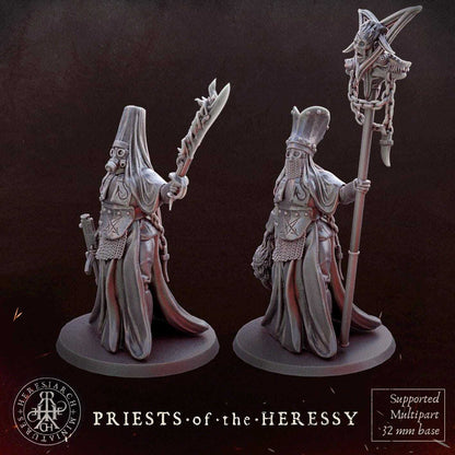 Trench Crusade Kompatibel - Heretic Priest(Proxy)- Heretic Legion(2pcs)