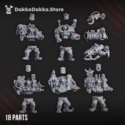 Greenskins Dakkadakka Heavy Troop Proxy