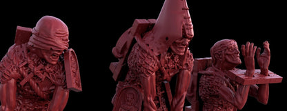 Trench Crusade Kompatibel - Prisoners(Proxy) - Trench Pilgrims(3pcs)