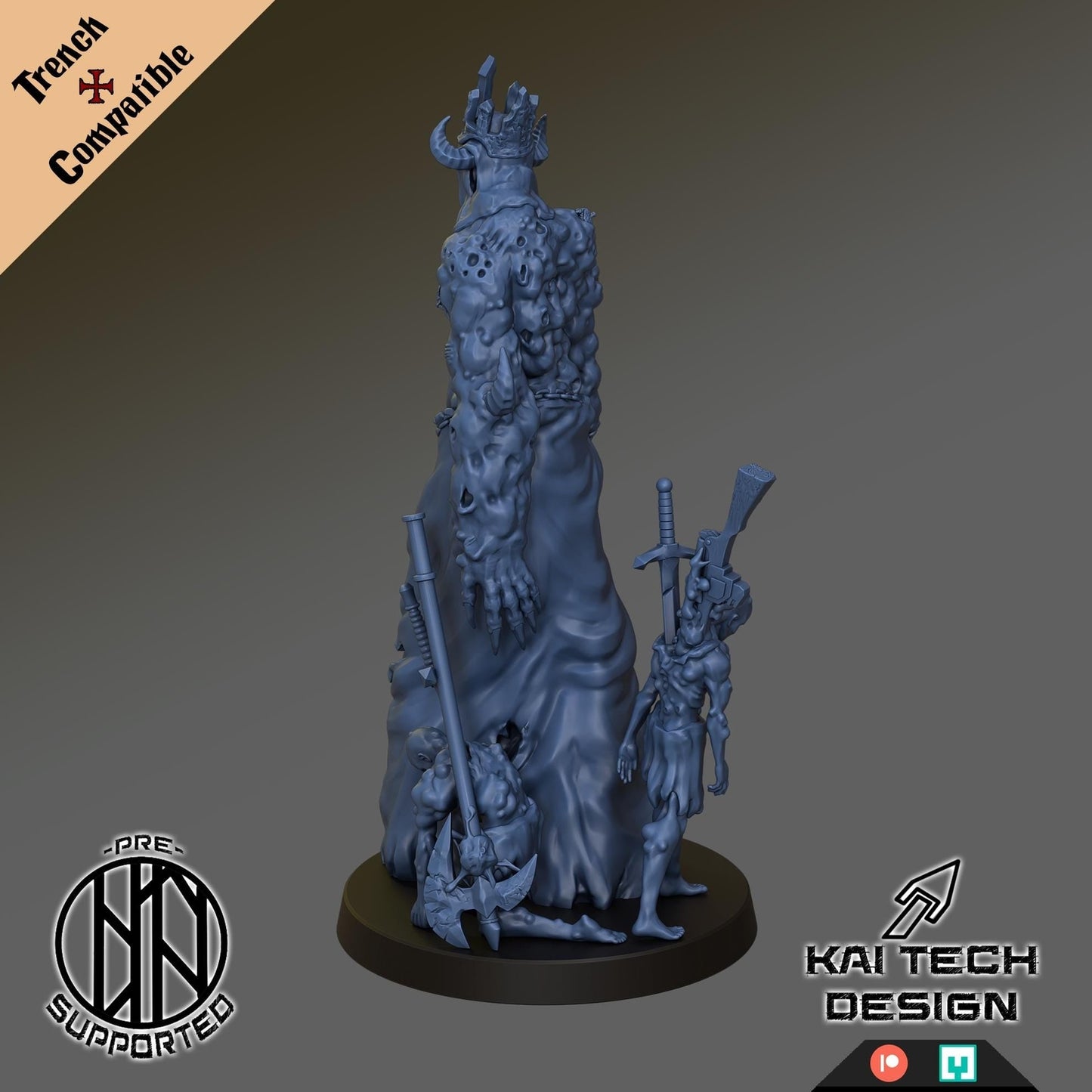 Trench Crusade Kompatibel- Lord of Tumors(Proxy) - Black Grail